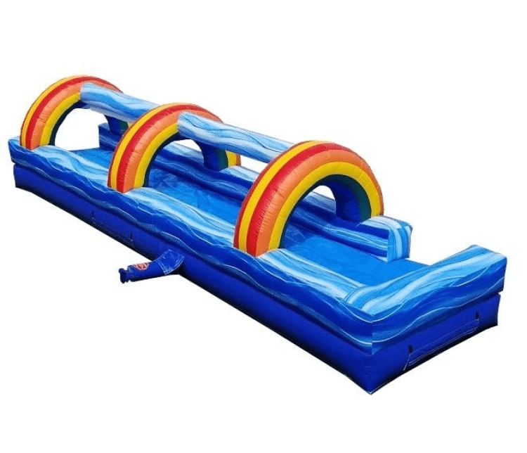 30' Blue Marble  Splash and Ride Waterslide